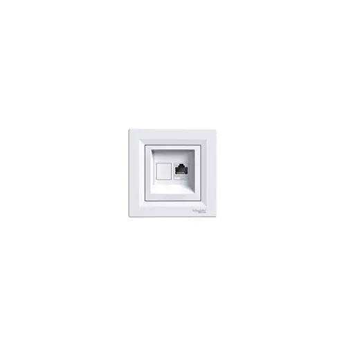 Priza date Schneider Electric Asfora EPH4300121, RJ45, incastrata, rama inclusa