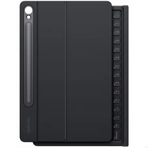 Husa de protectie Samsung Book Cover Keyboard pentru Galaxy Tab S9 / S9 FE, Negru