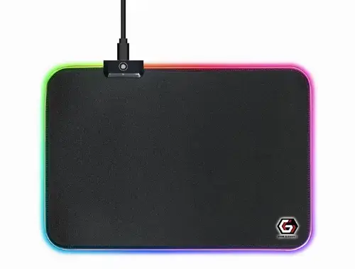 Mouse Pad Gembird MP-GAMELED-M Gaming LED, M, 250mm x 350mm x 4mm (Negru)