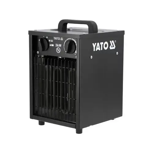 Aeroterma electrica Yato YT-99693, 3000 W, 30 m² cu functie ventilare