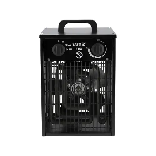 Aeroterma electrica Yato YT-99695, 5000 W, 48 m² cu functie ventilare