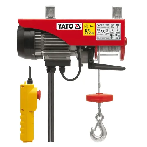 Troliu electric cu cablu YATO YT-5902, 550 W 150/300 kg