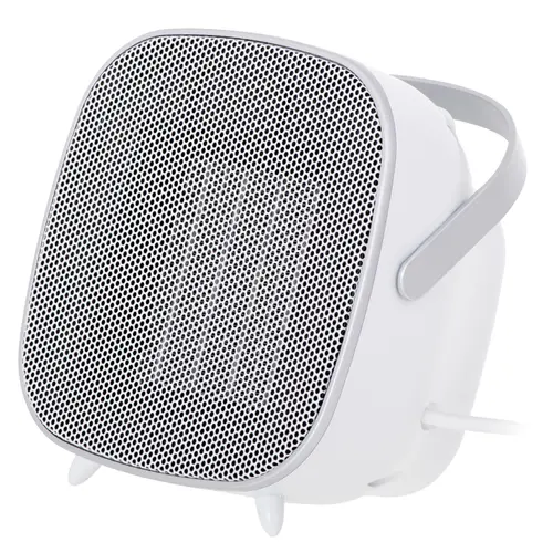 Aeroterma ceramica cu LED Camry 7732, 1500 W, 2 trepte putere, 15mp, Temporizator (Alb)