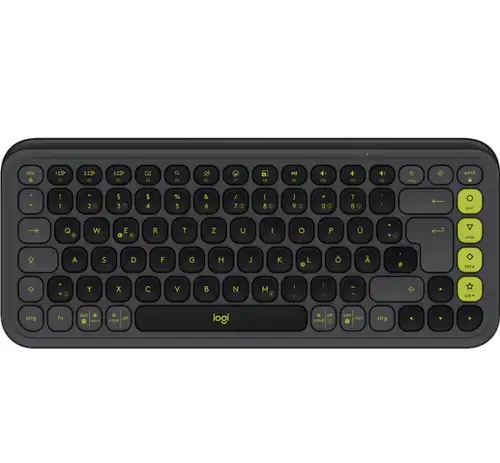 Tastatura Logitech Pop Icon Keys, Bluetooth, Layout US (Negru)