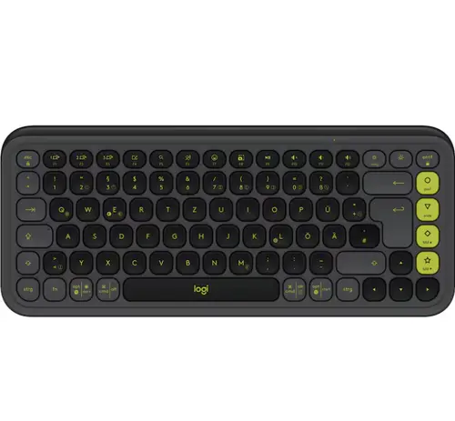 Tastatura Logitech Pop Icon Keys, Bluetooth, Layout US (Negru)
