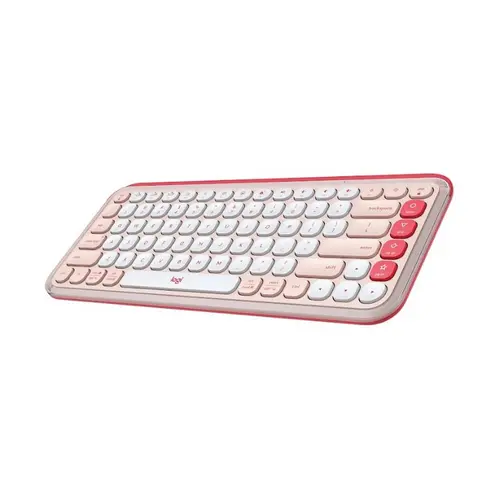 Tastatura Logitech Pop Icon Keys, Bluetooth, Layout US (Roz)