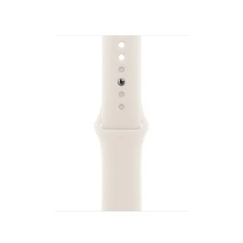 Curea Smartwatch Apple MXLL3ZM/A pentru Watch 42mm, Sport Band, S/M (Alb)