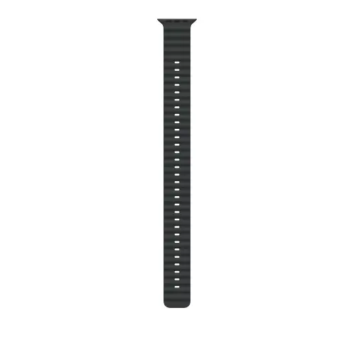 Curea Smartwatch Apple MXTM3ZM/A pentru Watch 49mm, Ocean Band Extension, Natural Titanium Finish (Negru)