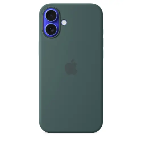 Husa Protectie Spate Apple MYYH3ZM/A pentru iPhone 16 Plus, Silicone Case cu MagSafe (Verde)