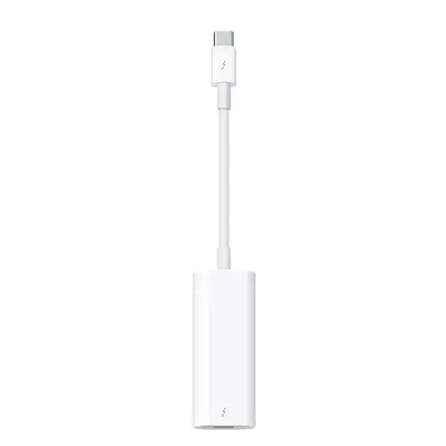 Adaptor Apple MYH93ZM/A Thunderbolt 3 de la USB-C la Thunderbolt 2 (Alb)