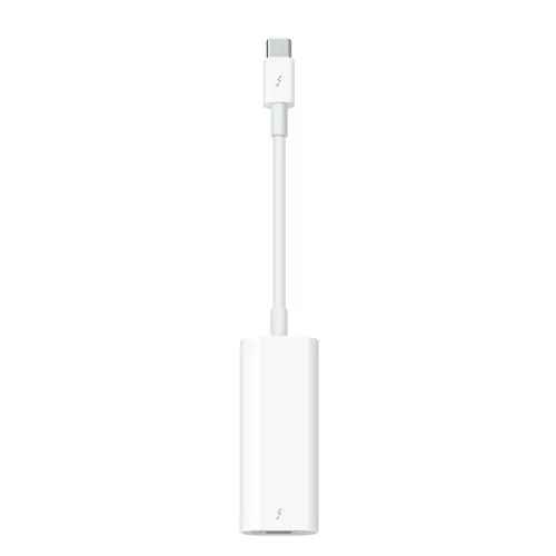 Adaptor Apple MYH93ZM/A Thunderbolt 3 de la USB-C la Thunderbolt 2 (Alb)
