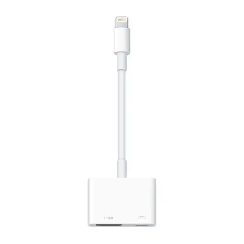 Adaptor Apple MW2P3ZM/A, Lightning la HDMI, Digital AV (Alb)