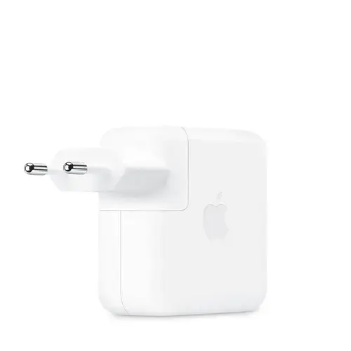 Incarcator laptop Apple MXN53ZM/A, 70W, USB-C, pentru MacBook Air, MacBook Pro (Alb)