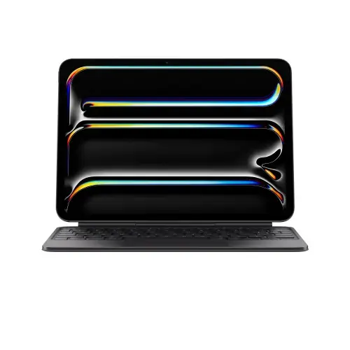 Husa cu tastatura Apple Magic Keyboard MWR23LB/A pentru iPad Pro 11‑inch (M4), Layout US English (Negru)