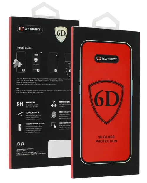 Folie de protectie Ecran OEM pentru Samsung Galaxy A51 5G A516 / A51 A515, Sticla Securizata, Full Glue, 6D, Neagra