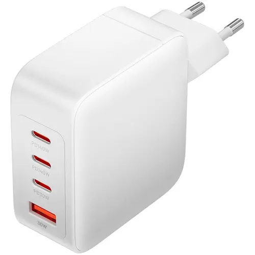 Incarcator retea Vention FEIW0-EU, 3 x USB-C, 1 x USB-A, GaN Charging Kit, 140W/140W/30W/18W, Alb