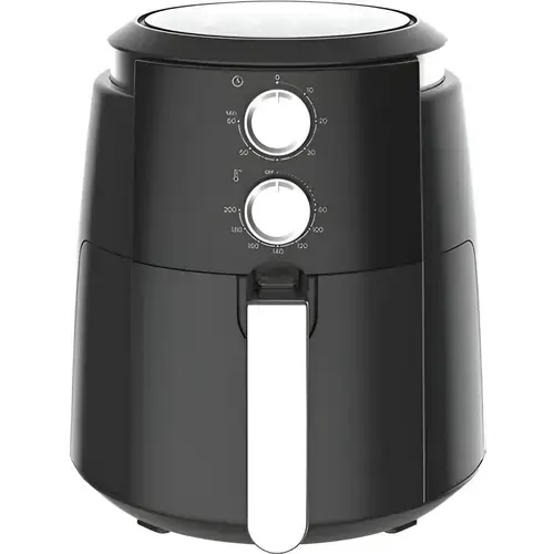 Friteuza cu aer cald Vivax DFA-515MB, 1500W, 5L, tehnologie ciclon, temperatura reglabila pana la 200°C, cronometru 60 minute cu oprire automata (Negru)