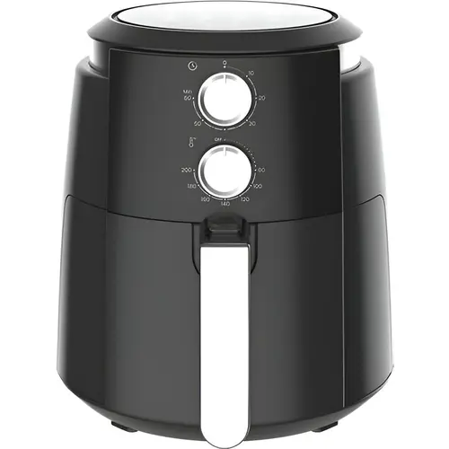 Friteuza cu aer cald Vivax DFA-515MB, 1500W, 5L, tehnologie ciclon, temperatura reglabila pana la 200°C, cronometru 60 minute cu oprire automata (Negru)
