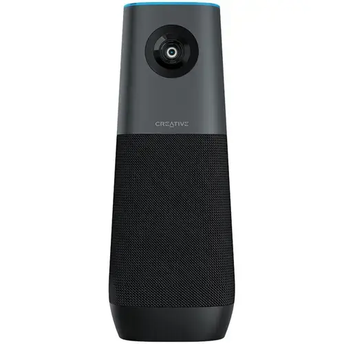 Camera videoconferinta Creative LIVE! MEET 4K UHD cu Auto Tracking, Gesture Recognition, E-PTZ si 7x digital zoom, AI TECHNOLOGY, 4 microfoane MEMS omnidirectionale, boxa integrata si IR Remote (Negru)