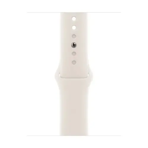 Curea Smartwatch Apple MXLM3ZM/A pentru Watch 42mm, Sport Band, M/L (Alb)