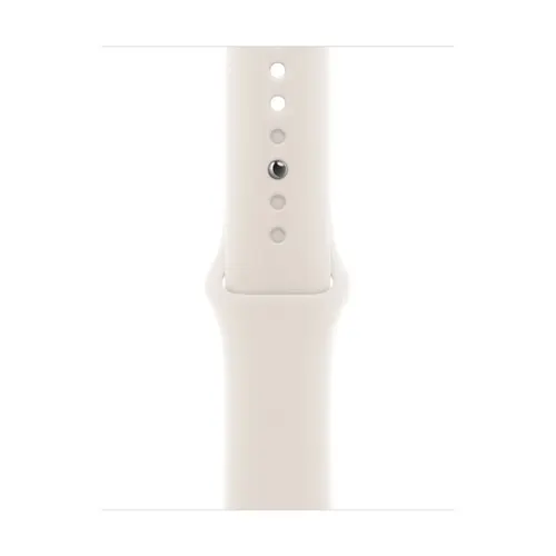 Curea Smartwatch Apple MXLM3ZM/A pentru Watch 42mm, Sport Band, M/L (Alb)