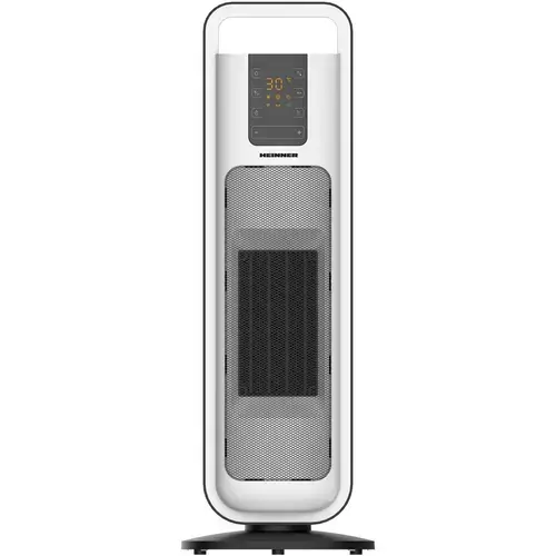 Radiator ceramic Heinner HCH-L2000WH, 2000 W, Display LED, Control touch, Telecomanda, Functie Anti-Inghet, Functie ECO, Functie oscilare (Alb/Negru)