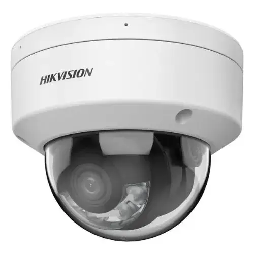 Camera supraveghere video Hikvision DS-2CD2147G2H-LISU(2.8mm)(eF), IP, 4MP, lentila 2.8mm, IR 30m, lumina alba 30m, microfon, ColorVu, PoE (Alb)