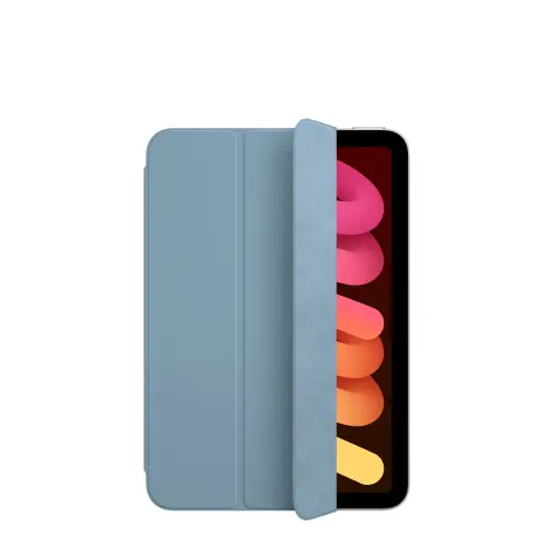 Husa Apple Smart Folio MC2U4ZM/A pentru iPad mini 7 (2024) A17 Pro (Albastru)