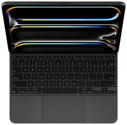 Husa cu tastatura Apple Magic Keyboard MWR53LB/A pentru iPad Pro 13‑inch (M4), Layout US English (Negru)
