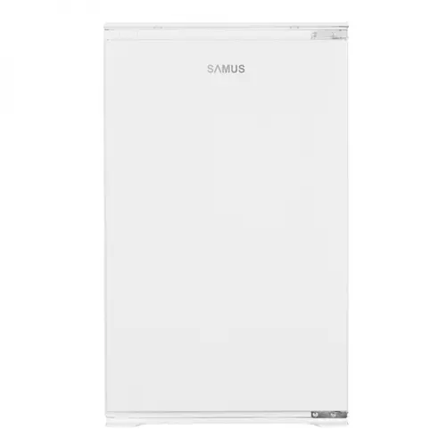 Frigider incorporabil cu o usa Samus SFBI174E, 118 L, Termostat Reglabil, Clasa energetica E, 2 rafturi, H 88 cm (Alb)
