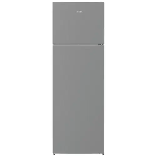 Frigider cu doua usi Arctic AD60310M40MT, Clasa E, Capacitate 306 l, Termostat ajustabil, Garden fresh, Mix Zone, XXL Bottle, H 175 cm (Metal Look)