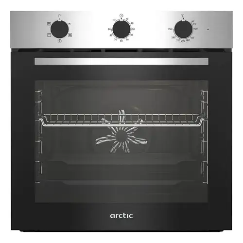 Cuptor incorporabil Arctic ARVIF1110XD, Clasa A, Capacitate 71 l, Electric, 4 functii, Grill, AeroCooking, Aqua Drop Clean, Timer (Inox)