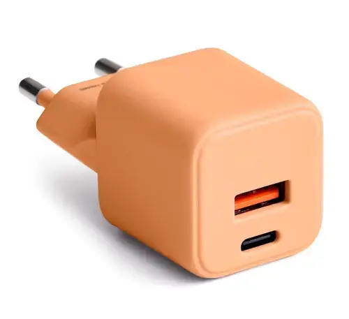 Incarcator Retea Colorum CLS30-AC-14, 30W, 3A, 1 x USB-A - 1 x USB-C (Portocaliu)