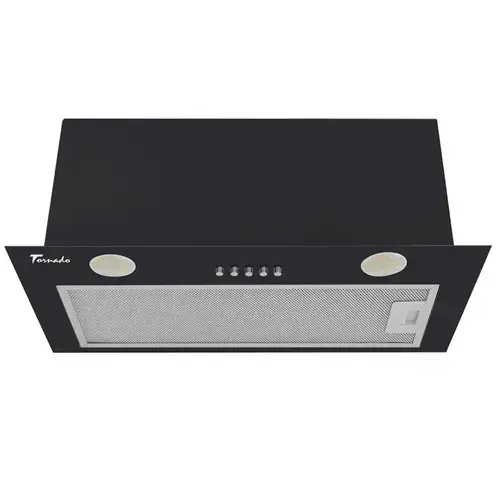 Hota Incorporabila Tornado DRYTH 960 (52) LED, 1 motor Turbo, latime 52 cm, absorbtie 960 m3/ora, filtru anti-grasimi aluminiu 5 straturi (Negru)