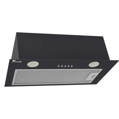 Hota Incorporabila Tornado DRYTH 700 (52) LED, 1 motor Turbo, latime 52 cm, absorbtie 700 m3/ora, filtru anti-grasimi aluminiu 5 straturi (Negru)