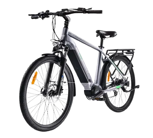 Bicicleta electrica MS ENERGY eBike C101, roti 27.5inch, autonomie maxima 130 km, motor 250W 80Nm, baterie LG 36V/14Ah (Negru/Gri)
