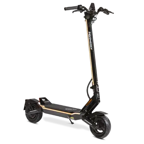 Trotineta electrica MS ENERGY e-romobil FLARE, Viteza maxima 45km/h, Autonomie maxima 60Km, Motor 600W, acumulator 48V 15Ah, Roti 10inch (Negru/Gri)