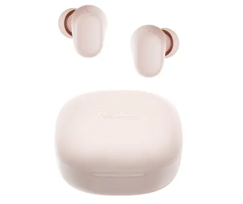 Casti True Wireless Xiaomi Redmi Buds 6 Play, Bluetooth 5.4, IPX4, Reducerea zgomotului la apeluri cu algoritm AI, Google Fast Pair (Roz)
