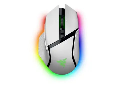 Mouse Gaming Wireless Razer Basilisk V3 Pro 35K, Bluetooth, Chroma RGB, 11 butoane programabile (Alb)