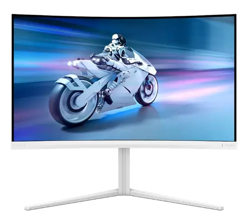 Monitor Gaming VA LED Philips 31.5inch 32M2C5501/00, QHD (2560 x 1440), HDMI, DisplayPort, Ecran curbat, 180 Hz, 1 ms (Alb)
