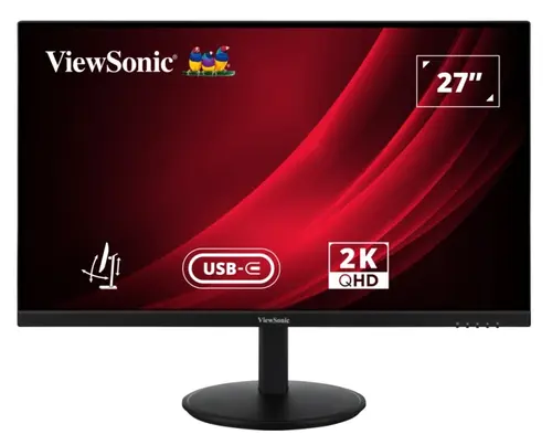 Monitor IPS LED ViewSonic 27inch VG2709-2K-MHDU-2, QHD (2560 x 1440), HDMI, DisplayPort, Pivot, Boxe, 100 Hz (Negru)