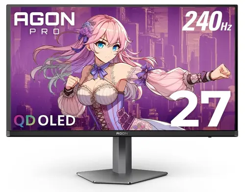 Monitor Gaming QD OLED AOC 26.7inch AG276QZD2, QHD (2560 x 1440), HDMI, DisplayPort, Pivot, Boxe, 240 Hz, 0.03 ms (Negru)