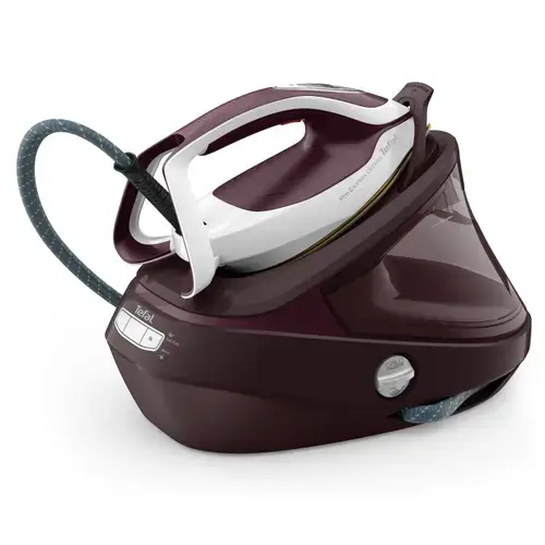 Statie de calcat Tefal GV9721E0, 3000 W, 1.2 l, Talpa Durilium AirGlide Autoclean, Jet de abur 600 g/min, 7.9 bar (Visiniu/Alb)