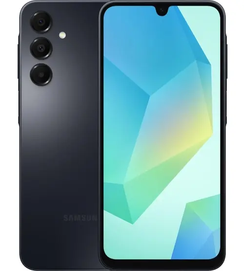Telefon Mobil Samsung Galaxy A16, Procesor Mediatek Helio G99 Octa Core, Super AMOLED 6.7inch, 4GB RAM, 128GB Flash, Camera Tripla 50 + 5 + 2 MP, Wi-Fi, 4G, Dual Sim, Android (Negru/Albastru)