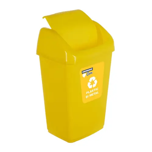 Cos de gunoi pentru recilare Heinner HR-AL-35G, ECO 35 L (Galben)
