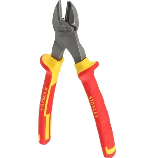 Cleste cu tais lateral Stanley Fatmax 0-84-004 izolatie 1000 V (Galben/Rosu)
