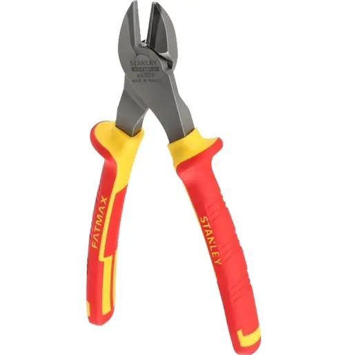 Cleste cu tais lateral Stanley Fatmax 0-84-004 izolatie 1000 V (Galben/Rosu)