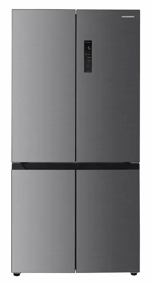 Side by Side Multidoor Heinner HSBS-HM522MDNFXE++, 522 l, Clasa E, Total No Frost, Multi Air-Flow, InoxCool, H 190 cm (Inox)