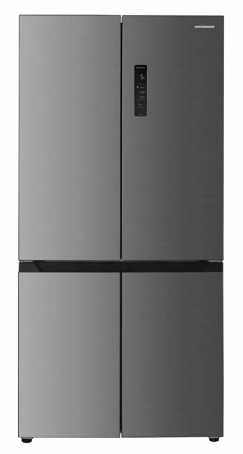 Side by Side Multidoor Heinner HSBS-HM522MDNFXE++, 522 l, Clasa E, Total No Frost, Multi Air-Flow, InoxCool, H 190 cm (Inox)