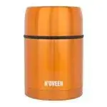 Termos pentru supa/mancare NOVEEN TB943 600ml, Perete dublu, Inox, Husa transport